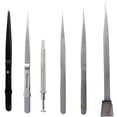 thumbnail image 4 of Diamond Handling Tweezers Set 6 Pcs Multi Shape Jewelry Gemstone Pick Up Tool, 4 of 4
