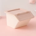 thumbnail image 3 of Mini Caja De Almacenamiento De Escritorio, Lindo Mini Organizador De Escritorio Apilable De Plástico Con Tapa Abatible Para Joyería Estacionaria, Caja De Almacenamiento, 3 of 7