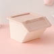 thumbnail image 3 of Mini Caja De Almacenamiento De Escritorio, Lindo Mini Organizador De Escritorio Apilable De Plástico Con Tapa Abatible Para Joyería Estacionaria, Caja De Almacenamiento, 3 of 7