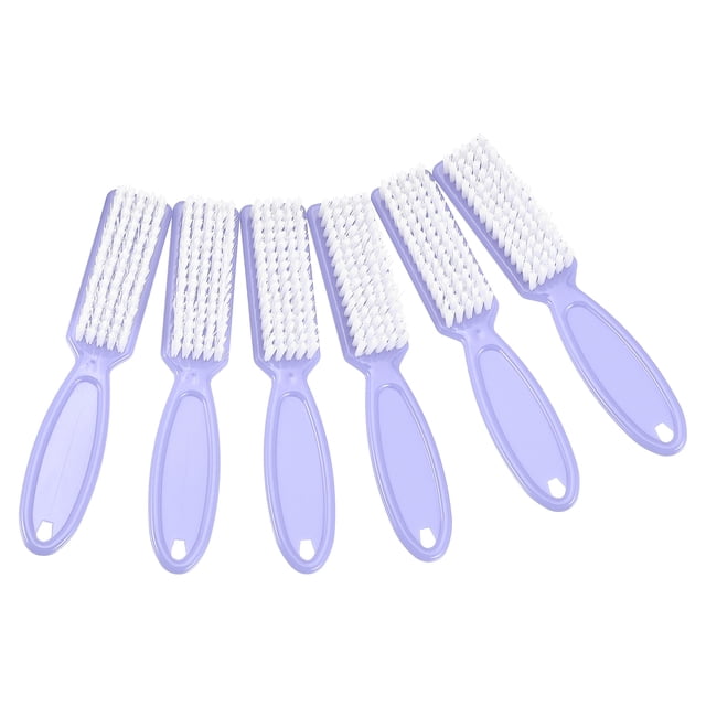 6 cepillos para uñas Unique Bargains Cepillo para uñas morado claro
