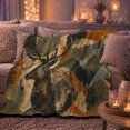 thumbnail image 5 of Majestic Deer Antler Wilderness Scene Moody Rustic, Peaceful Mountain Lake Scene, Warm Flannel Blanket for Cabin and Lodge, Outdoor Lovers Friendship Gift, Artistic Home Decor, 5 of 7