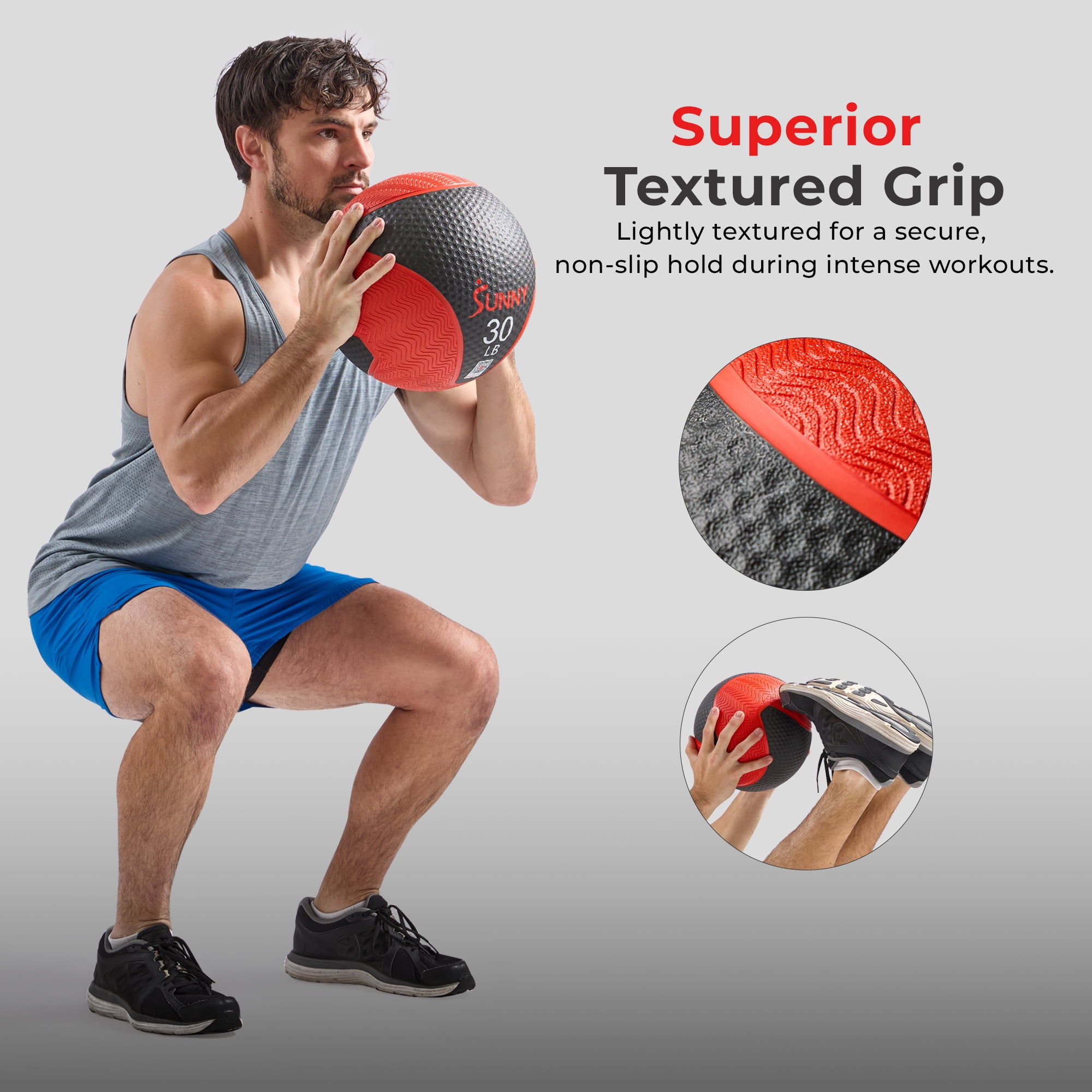 Sunny Health & Fitness Medicine Ball 8LBS - SF-EB03-8