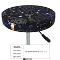 thumbnail image 4 of Naloa Physical Formulas Round Bar Stool Cushion Cover 12-14 inch, Fits Kitchen, Office, Restaurant Chairs - 12 inch, 4 of 7