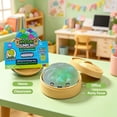 thumbnail image 4 of QIDESHIP Mystery Bao Bun Squishy Green Holographic Edition, Scented Squeeze Fidget Toy with Bamboo Steamer Container, Collectible Stress Relief Sensory Toy, 4 of 4