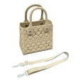 thumbnail image 3 of Bolsa de playa para mujer con diseño de dibujos animados, cesta de almacenamiento de EVA para fiestas, citas y piscinas caqui, 3 of 8