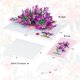 thumbnail image 5 of Tarjeta pop-up 3D de crocus DISJOURNEY 15 x 20 cm, morada, 5 of 7