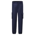 thumbnail image 5 of YAYUBA Womens Cargo Pants with Pockets Baggy Stretchy Trousers with Pockets Athletic Fit Women Trendy Elastic Waist Casual Joggers for Travel, 5 of 9