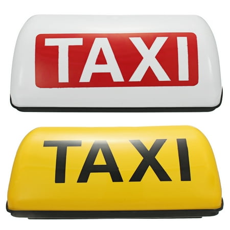 Premium Led Dome Light Car Truck Taxi Cab Sign Roof Dome LED Light Lamp Shell Magnetic Base 12V Yellow / White ()