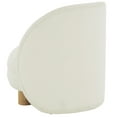 thumbnail image 5 of SAFAVIEH Couture Gracelyn Modern Boucle Solid Accent Chair, Ivory/Natural, 5 of 7