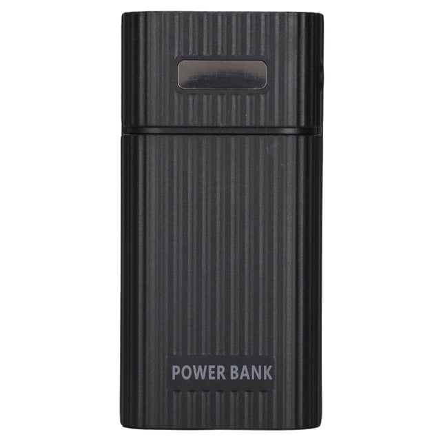 2x 21700 Banque d'Alimentation DIY, Kit Professionnel Léger 21700 DIY USB Pratique pour Cellulaire Noir
