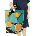 thumbnail image 4 of Yayeee Freestanding Laundry Hamper with Handle Collapsible Large Storage Basket for Clothes, Orange Glasses, 4 of 7