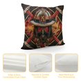 thumbnail image 4 of Autua 1708579046085569 Graphic Decorative Cotton Linen Throw Pillow Cover for Home Couch Living Room Bed Sofa - High Quality Home Decor Accent - 1PC Pack 12x12in, 4 of 5