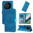thumbnail image 4 of Funda tipo cartera GANGXUN para Huawei Mate 60 Pro , diseño girasol, cuero PU, soporte, cierre magnético, tarjetero, 4 of 5