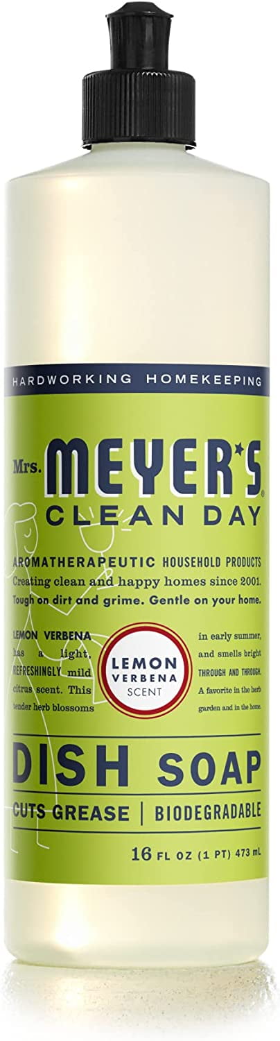 Mrs. Meyer's Liquid Dish Soap Variety, 1 Lemon Verbena, 1 Basil, 1 Lavender, 1 CT