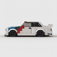 thumbnail image 4 of BMW M3 E30 Speed Champions Compatible with LEGO Car Building Blocks Brick Car Toy City Sports Racing - 220 Pieces, 4 of 5