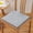 Grey*2, variant on GYTY Set of 2 High Density Sponge Chair Mat, Practical Chair Cushions with Fixing Ties, Comfortable Square Seat Pads for Kitchen Dining Living Room Office Chair, Easy to Clean