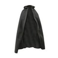 thumbnail image 2 of Kuntesetty 1:6 Scale Miniature Hoodie Cloak Full Length Cape for 12'' Figures Black, 2 of 9