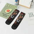 thumbnail image 7 of Pofeuu Lion Forest Crown Print 30cm Socks, Adult Running Hiking Socks for Youth and Adult, 7 of 7
