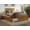 Light Toffee, variant on AFI Nantucket Twin Wood Platform Bed with Footboard and Twin Trundle, Light Toffee