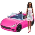 thumbnail image 3 of Barbie - Convertible Car and Brunette Doll Barbie -, 3 of 4