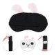 thumbnail image 3 of Ofertas Únicas 1 Pc Máscara de Ojos de Conejo de Cartoon Portátil para el Hogar de Forro Polar Blanco, 3 of 4