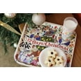 thumbnail image 4 of Catstudio Serving Tray, 12 Days of Christmas Birchwood Serving Tray, Decorative Trays for Ottoman, 12.5" by 12.5" Dishwasher Safe Christmas, 4 of 7