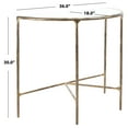 thumbnail image 3 of SAFAVIEH Couture Jessa Glam Metal Console Table, Brass, 3 of 11
