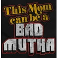thumbnail image 2 of Retro This Mom Can Be A Bad Mutha Womens Plus Size Graphic Zipper Hoodie Brisco Brands 3X, 2 of 5