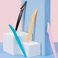 thumbnail image 3 of FACEGA Foldable Eyebrow Razor and Facial Razors for Women,Men,Multipurpose Exfoliate Dermaplane Tool Trim and Shave Groom,Eyebrow Shaper with Plastic Box,4pcs, 3 of 7