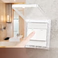 thumbnail image 4 of Supvox 3-Pack Clear Wall Outlet Covers, Splash-Proof with Easy Installation for Bathroom and Wet Areas, 4 of 8