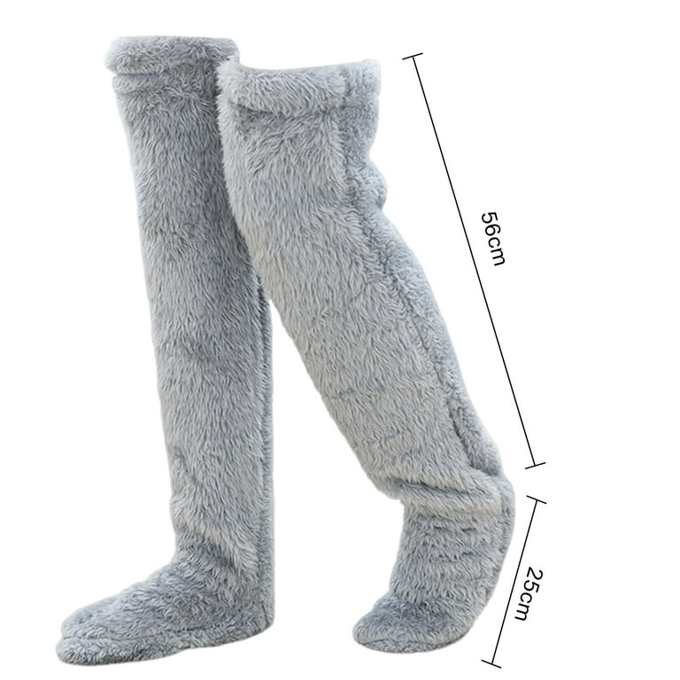 Thermal Socks for Women - White/Grey