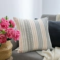 thumbnail image 3 of LR Home Delicate Textured Striped Throw Pillow, 3 of 10