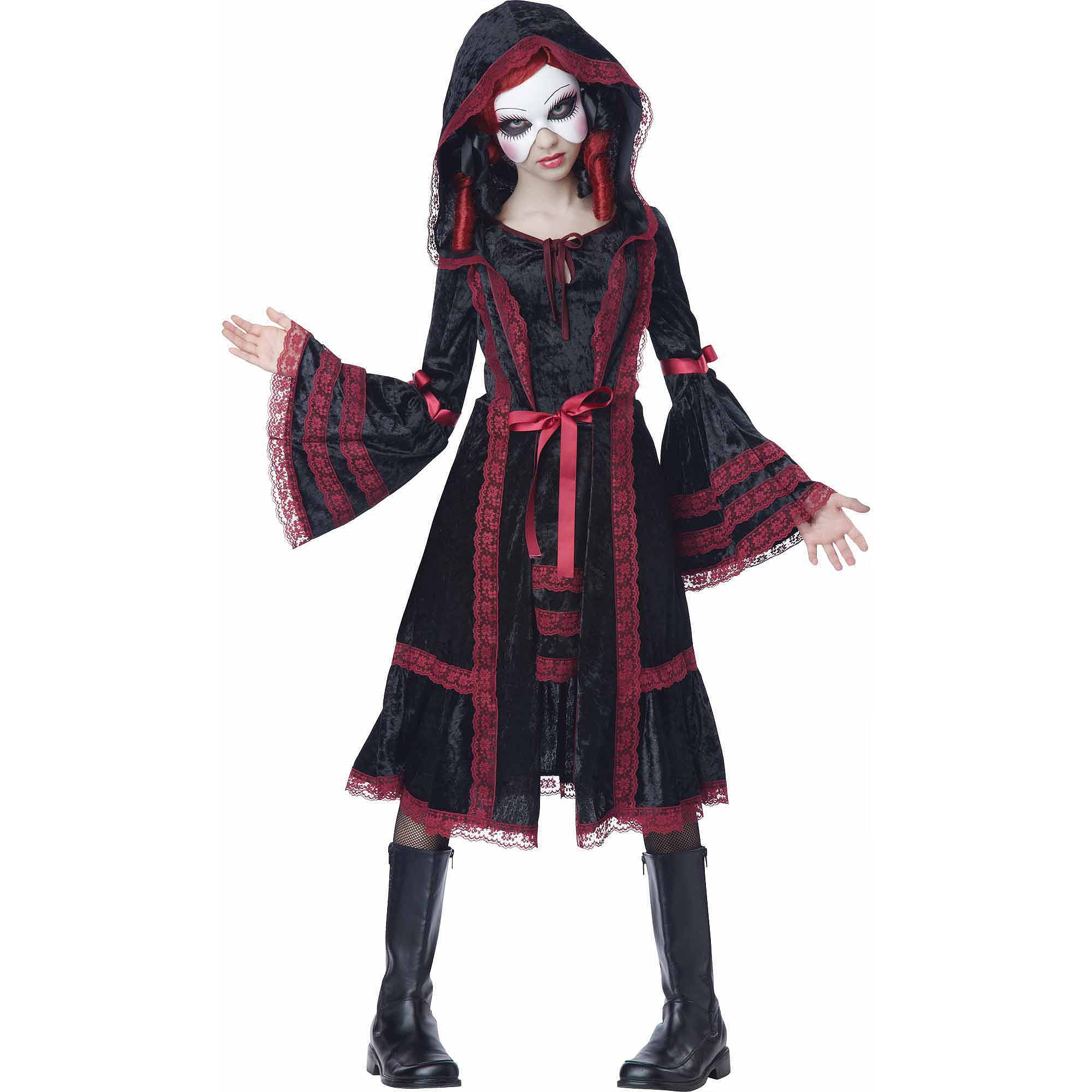California Costumes Gothic Doll Tween Costume, X-Large - Walmart.com ...