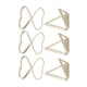thumbnail image 2 of 100 Uds Clips de papel triángulo dorado forma de corazón doble capa Clip de nota tridimensional Clip de papel Clip de escritorio, 2 of 5