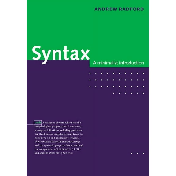 Syntax: A Minimalist Introduction, (Paperback)