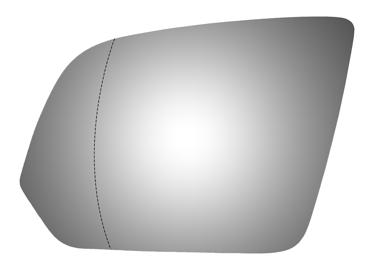 Rugged TUFF Exactafit Passenger Side Mirror Glass For 2016-2021 Mercedes Metris – RH, Wide Angle