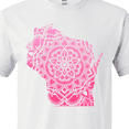 thumbnail image 4 of Inktastic Wisconsin Silhouette Mandala T-Shirt, 4 of 5