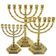 thumbnail image 1 of Candelabro de oro de regalo de aleación de zinc, adornos de metal, candelabro de oro, candelabro menorá, 1 of 5