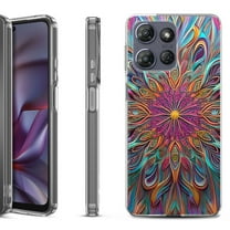 Shockproof Protective Phone Case for Motorola Moto G Play 2026, by OneToughShield - Doodle Art