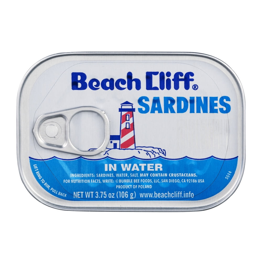 Beach Cliff: In Water Sardines, 3.75 Oz by Bumble Bee Foods, LLC