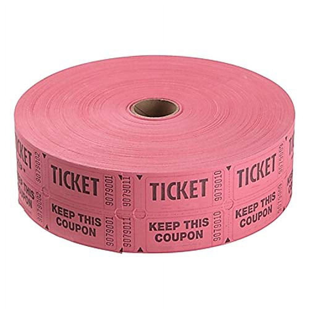 Staples Double Roll Raffle Tickets, Keep This Coupon, 2000