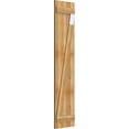 thumbnail image 2 of 16 1/8"W X 72"H Timbercraft Three 5 3/8" Boards Joined Board-N-Batten Shutters W/Z-Bar, Rough Sawn Western Red Cedar (Per Pair), 2 of 13