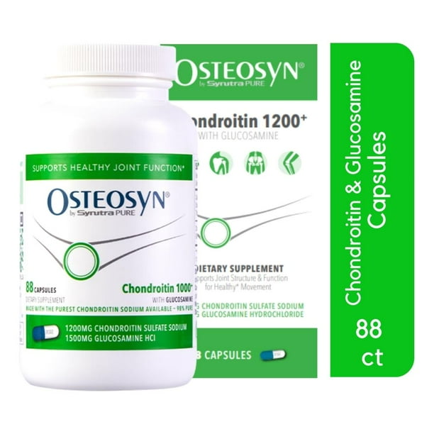 OSTEOSYN by Synutra Pure Chondroitin 1200+ with Glucosamine, Support Joint Supplements in Health