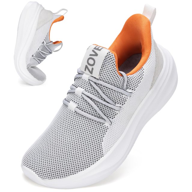 Zapatillas de tenis sin cordones ZOVE con punta ancha para mujer 37