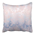 thumbnail image 1 of BOSDECO Pastel Paisley Pattern on Gradient Zigzag Ethnic Leaves and Plants Beautiful Serenity Colors Pillowcase 18x18 inch, 1 of 1