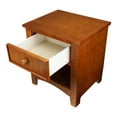 thumbnail image 5 of Furniture of America Dimanche Solid Wood 1-Drawer Nightstand in Oak, 5 of 6