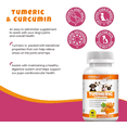 thumbnail image 3 of Turmeric and Curcumin for Dogs - 180 Count Tablet Treats – Helps Shedding, Skin Allergy, Itch and Dry Skin Relief, Hot Spots - Skin and Coat Supplement - Salmon Oil - Duck Flavor - Joint Health, 3 of 8