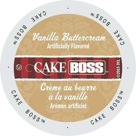Single Serve Coffe Brewers Cake Boss Coffee Vanilla Buttercream, Single Serve Cup Portion Pack for Keurig K-Cup Brewers, 24 Count ()