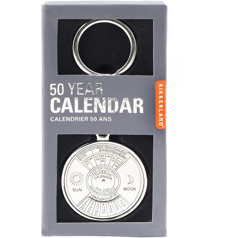 Kikkerland 50-Year Calendar 66724 - Walmart.com