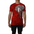 thumbnail image 1 of Konflic Mens Winged Cross Fleury MMA T-Shirt - Red - X-Large, 1 of 2
